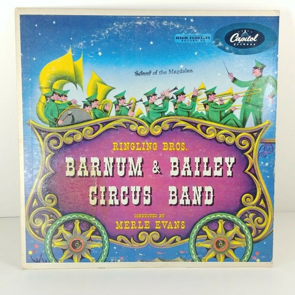 Ringling Bros. Barnum & Bailey Circus Band Record Album Merle Evans 33 RPM 12" - Picture 7 of 8